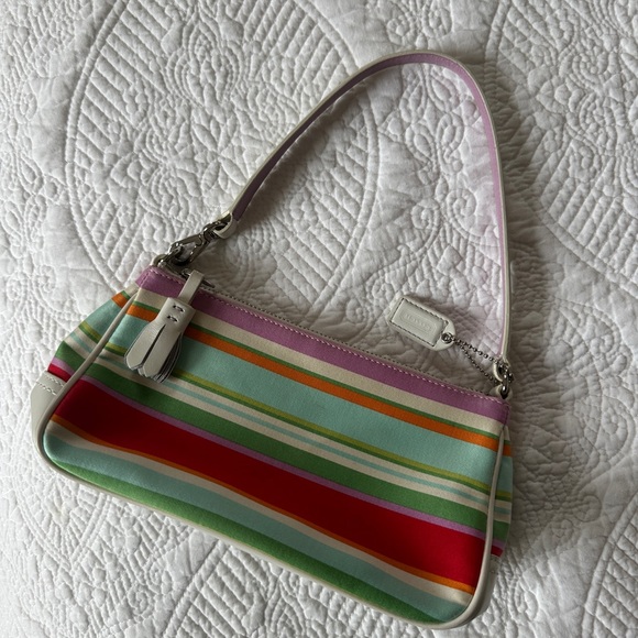 Coach Multicolor Striped Demi bag - Picture 9 of 9